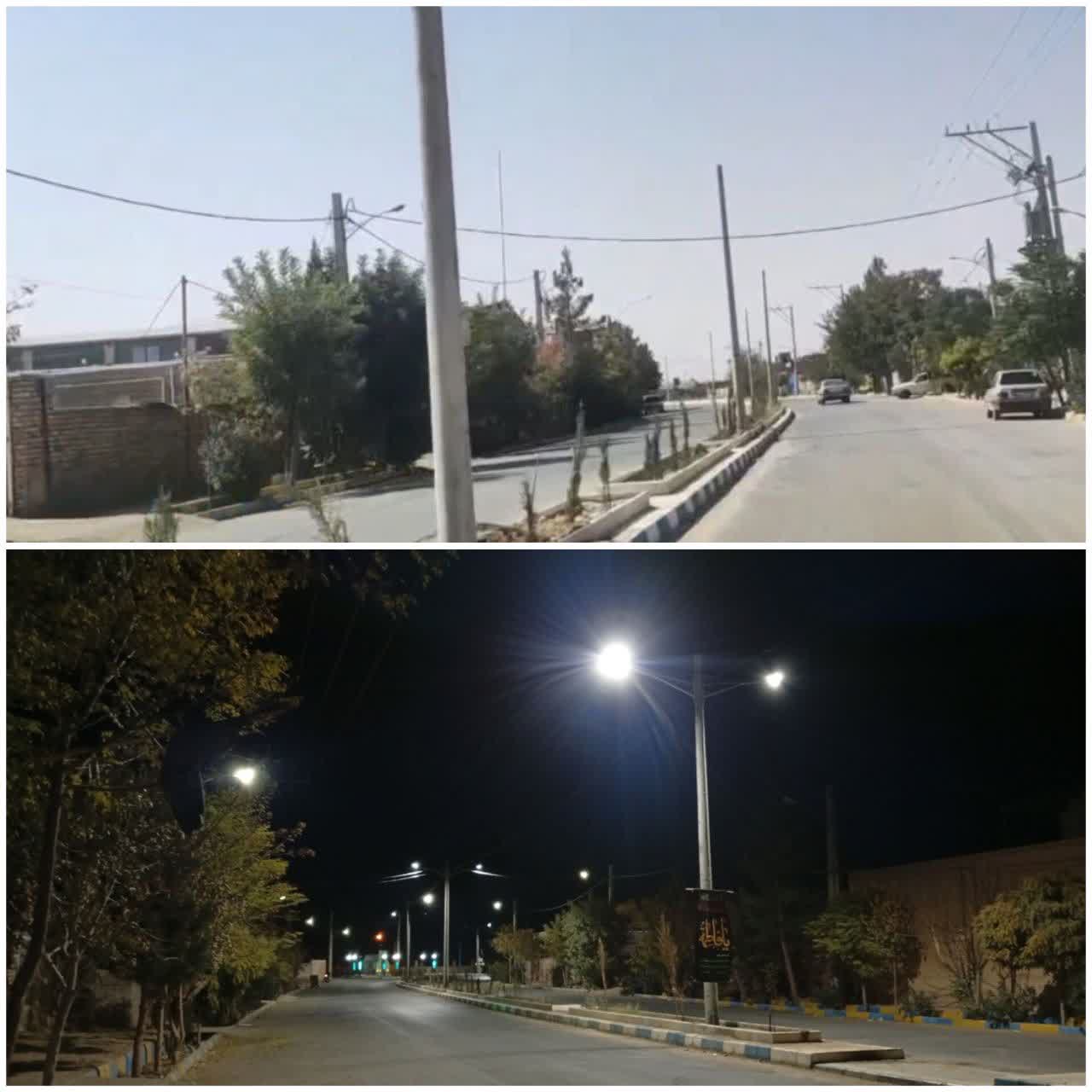 روشنایی بلوار انقلاب